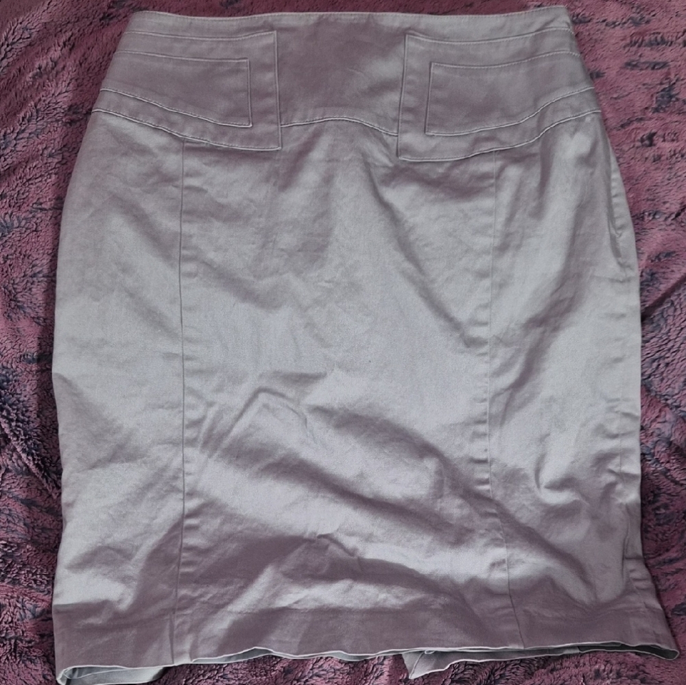 Express Gray Pencil Skirt